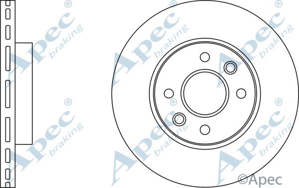 APEC BRAKING Тормозной диск DSK2935